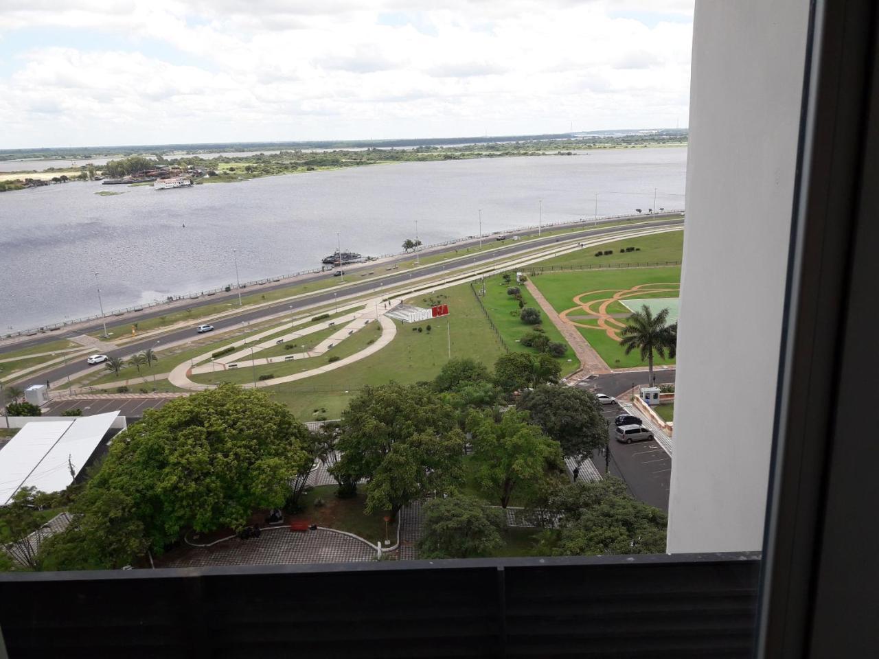Centro de Asunción Nuevo Apartamento, Cómodo, Seguro, Piscina, Gimnasio y Parking Exterior foto